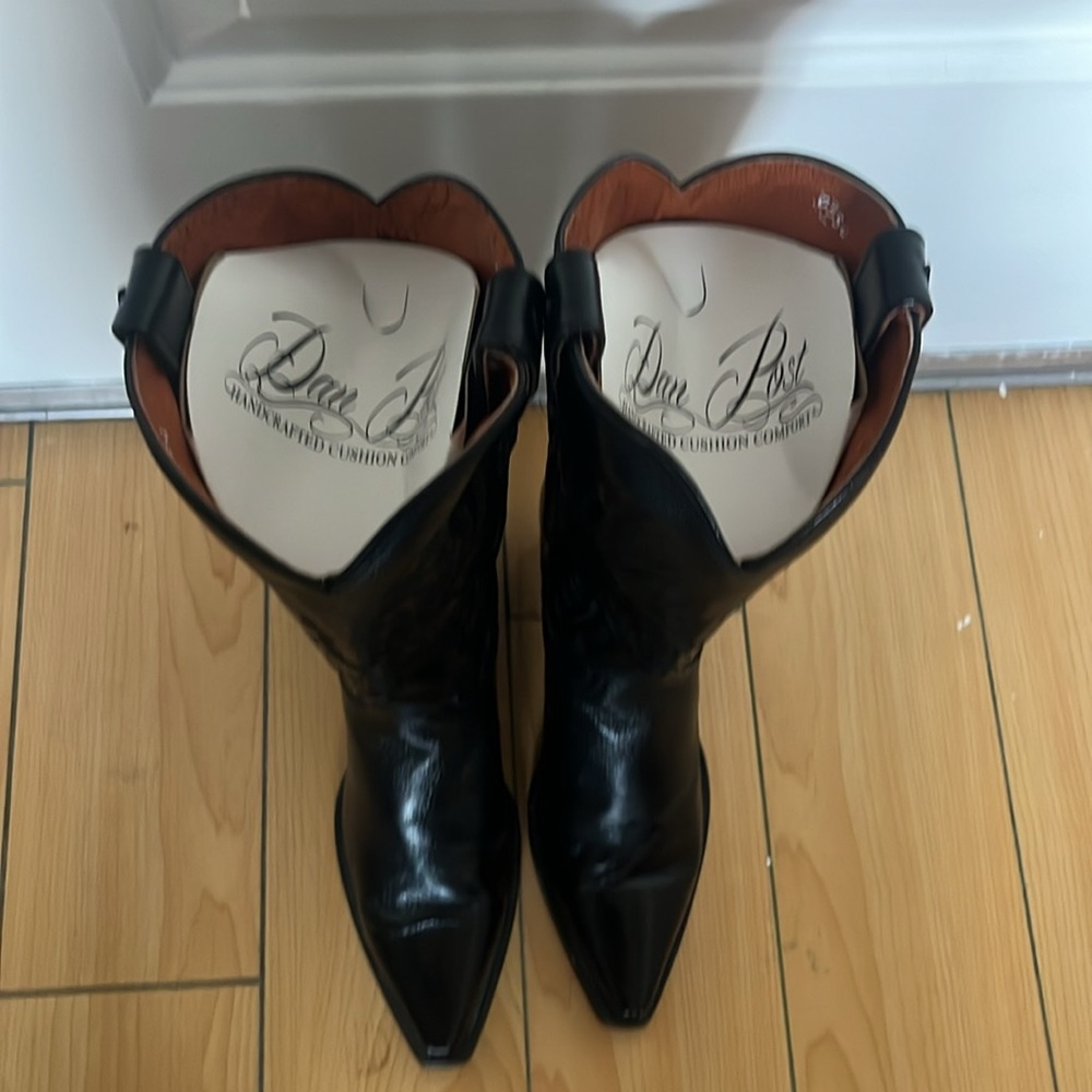 Dan Post ‘Maria’ black leather cowboy boots, size 8.5 - Picture 14 of 16